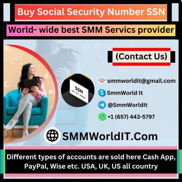 Buy Social Security Number SSN