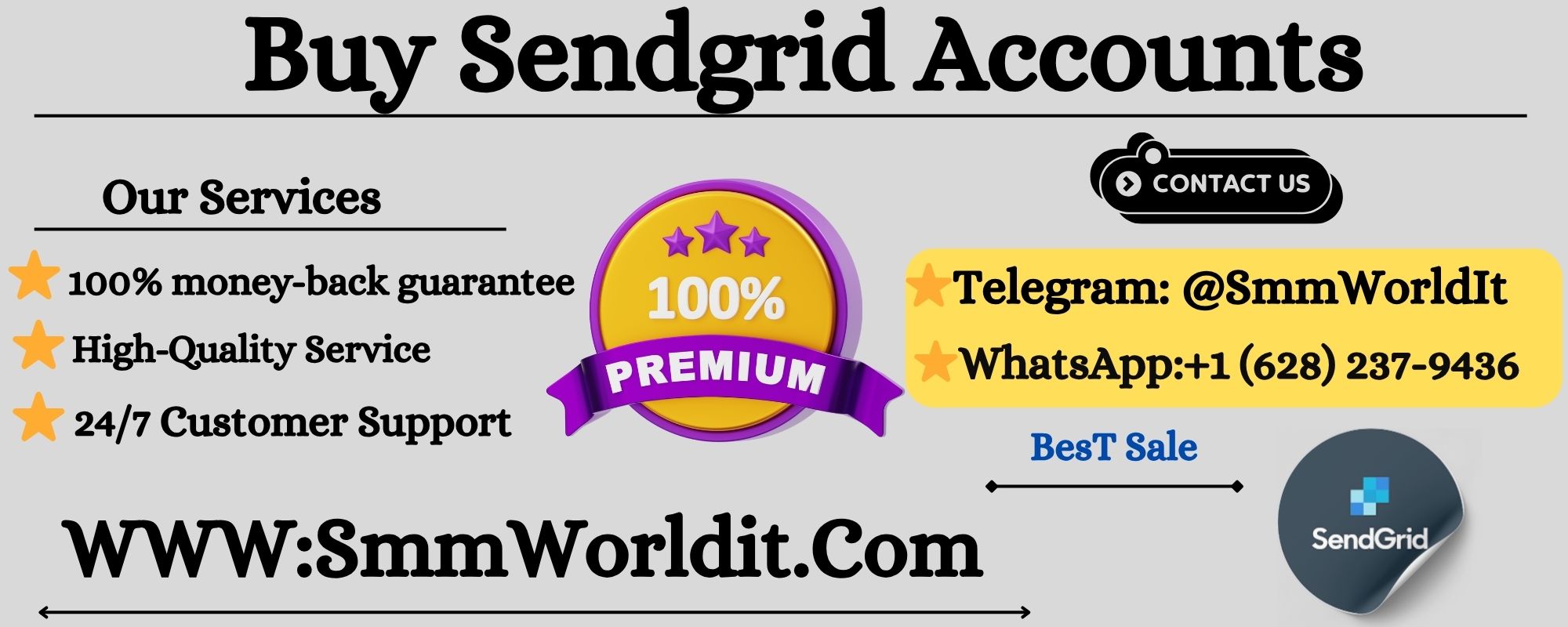 Buy Sendgrid Accounts