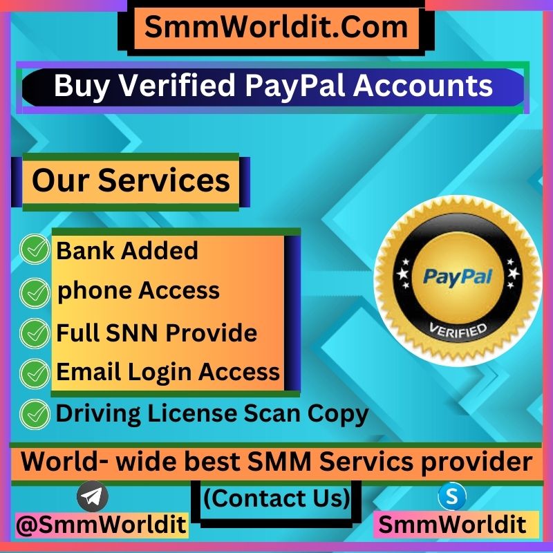 Buy Verified PayPal Accounts - 100% Old and USA Verified