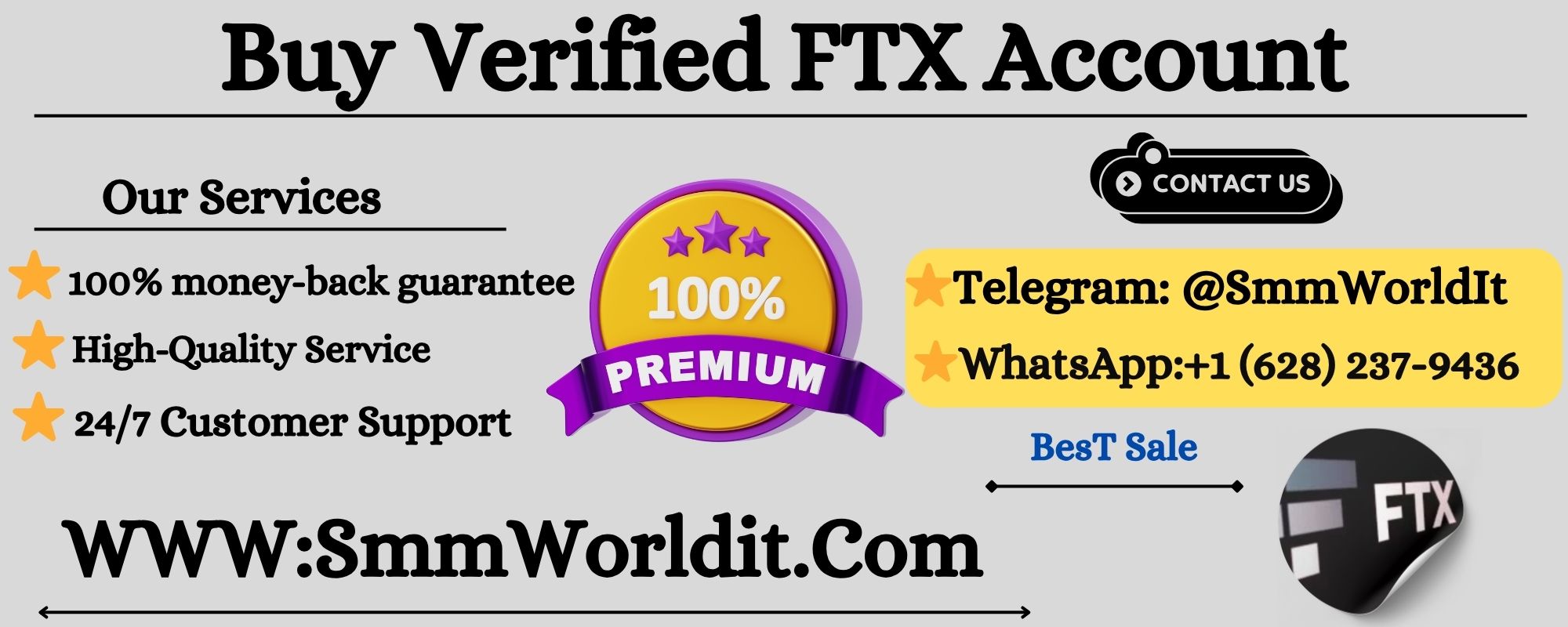 Buy Verified FTX Account