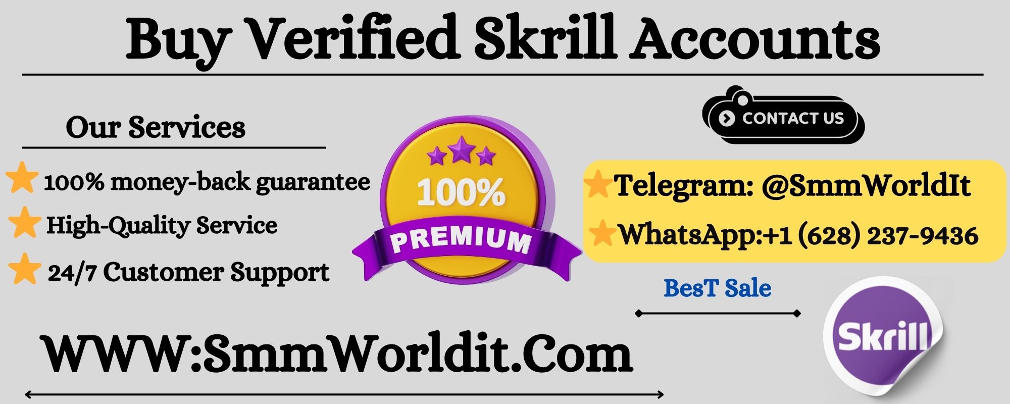 Buy Verified Skrill Accounts